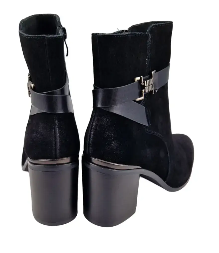 Botki skórzane SERGIO LEONE BT25384-S - zdjęcie 5