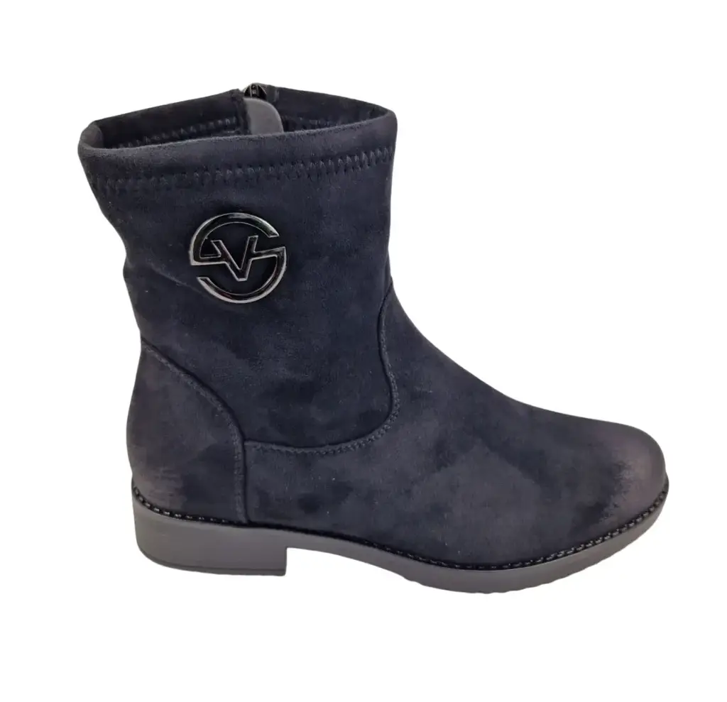 Damskie Botki VINCEZA 58594 zamsz - zdjęcie 7