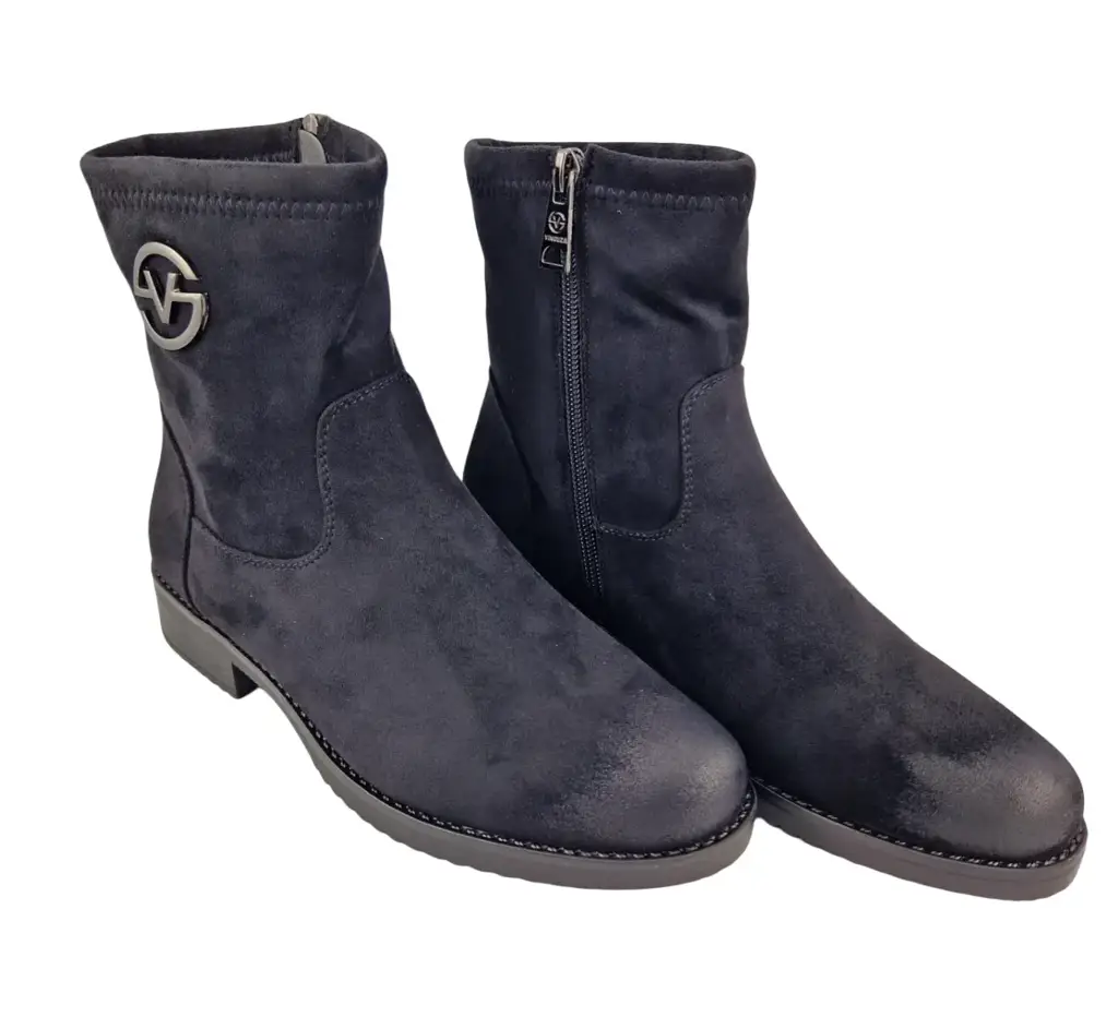 Damskie Botki VINCEZA 58594 zamsz - zdjęcie 10