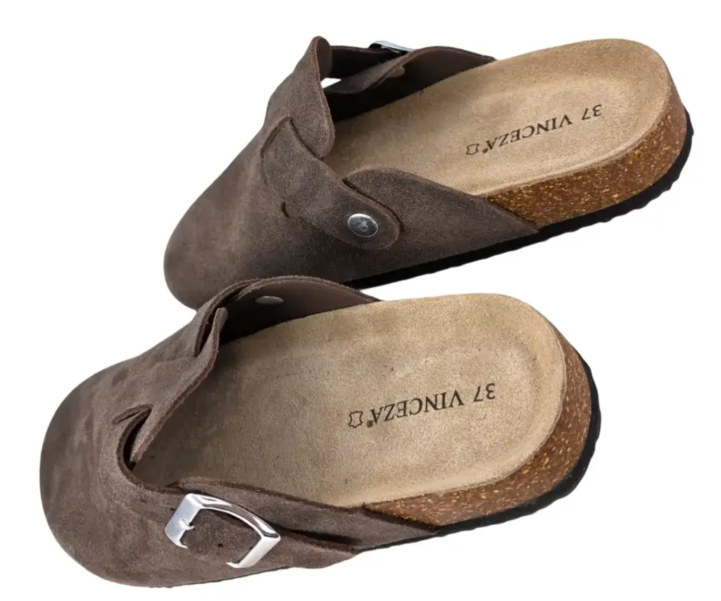 Klapki skórzane VINCEZA 101332 - zdjęcie 6