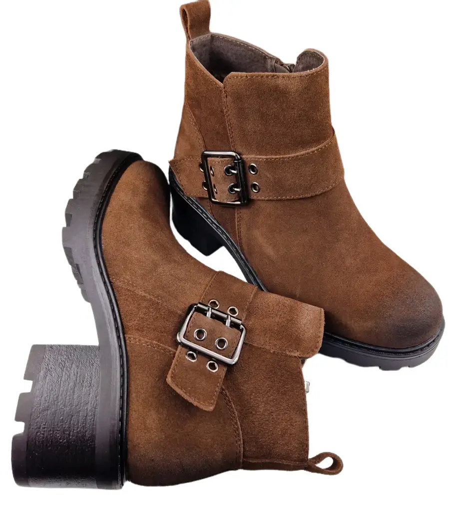Skórzane botki SERGIO LEONE BT720-S - zdjęcie 9