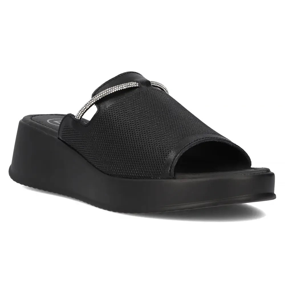 Skórzane klapki FILIPPO DK6067/24 - zdjęcie 13