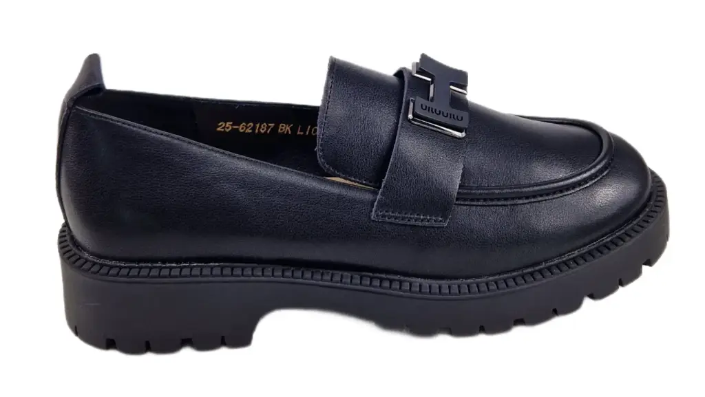 Skórzane loafersy ESTETIC 62187 skóra - zdjęcie 4