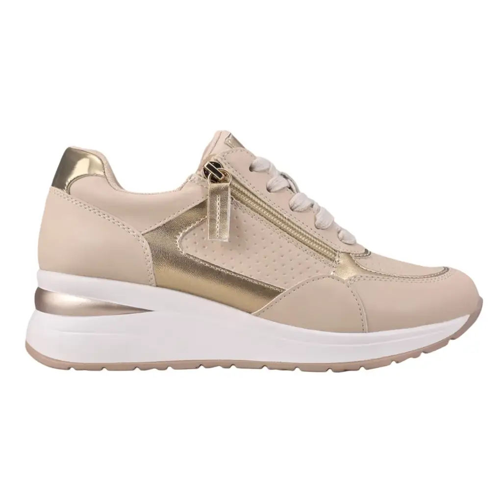 Sneakersy damskie na koturnie EVENTO 9678 - zdjęcie 2