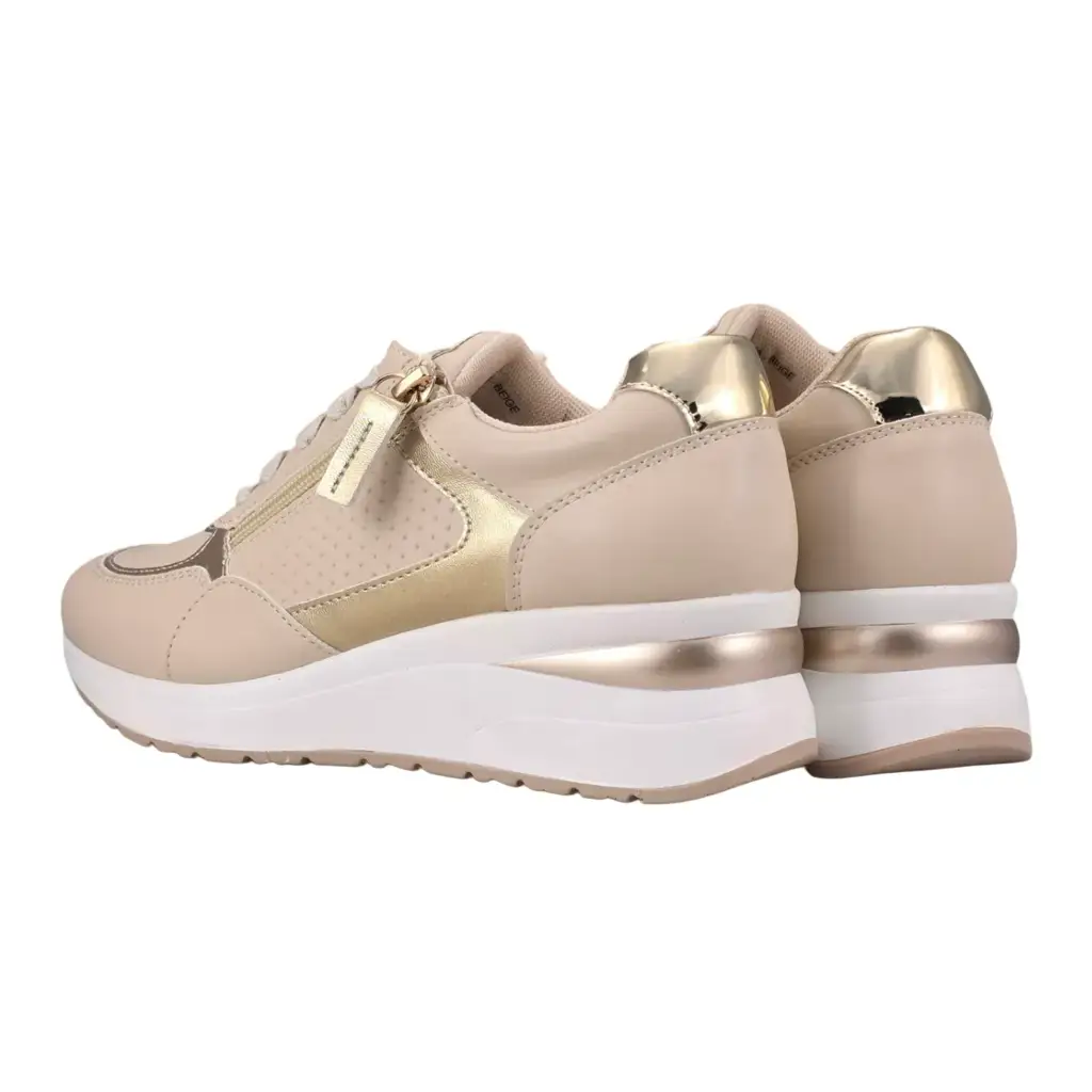 Sneakersy damskie na koturnie EVENTO 9678 - zdjęcie 7