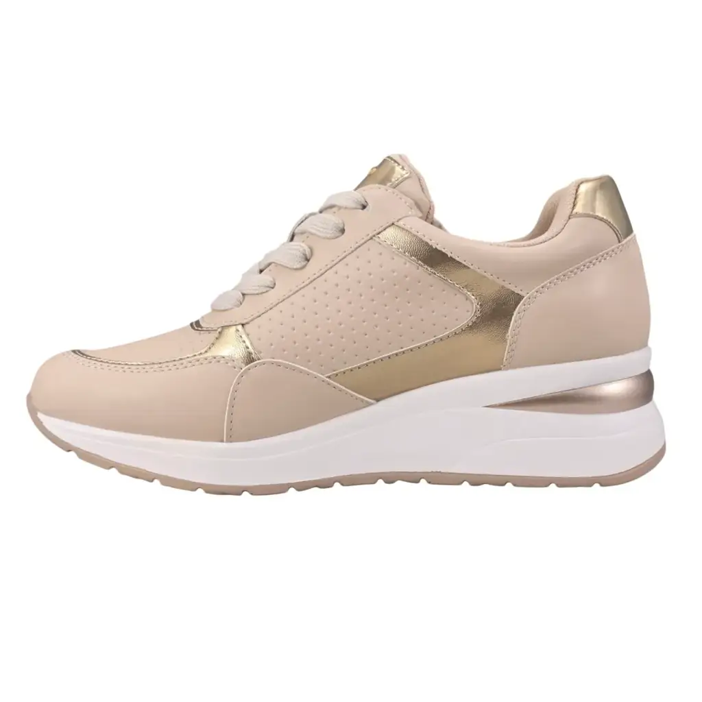 Sneakersy damskie na koturnie EVENTO 9678 - zdjęcie 3