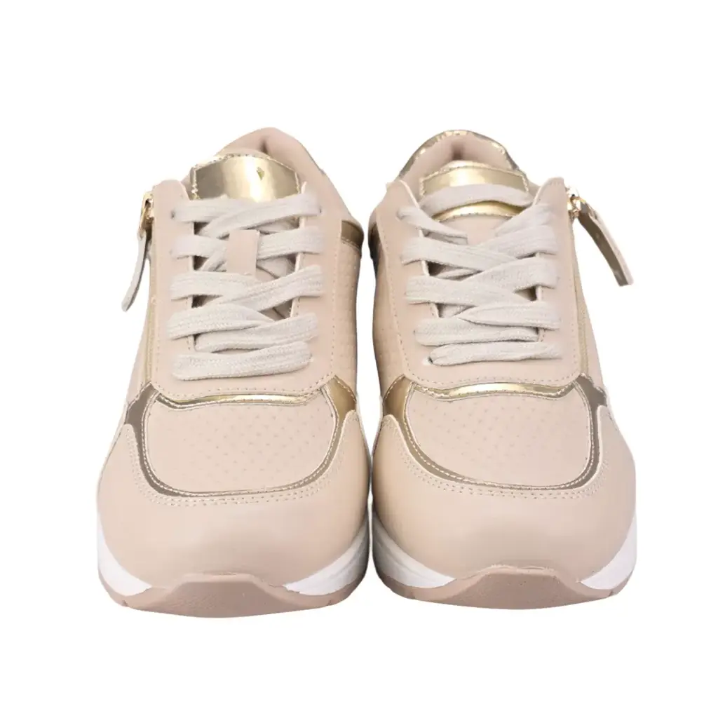 Sneakersy damskie na koturnie EVENTO 9678 - zdjęcie 4