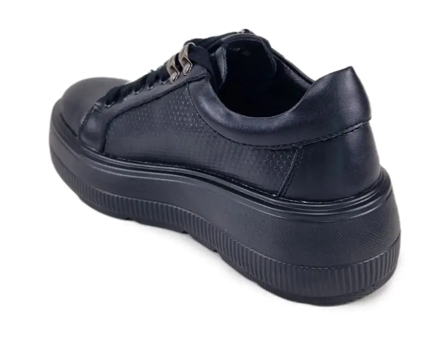 Sneakersy damskie skórzane FILIPPO DP6382 - zdjęcie 3