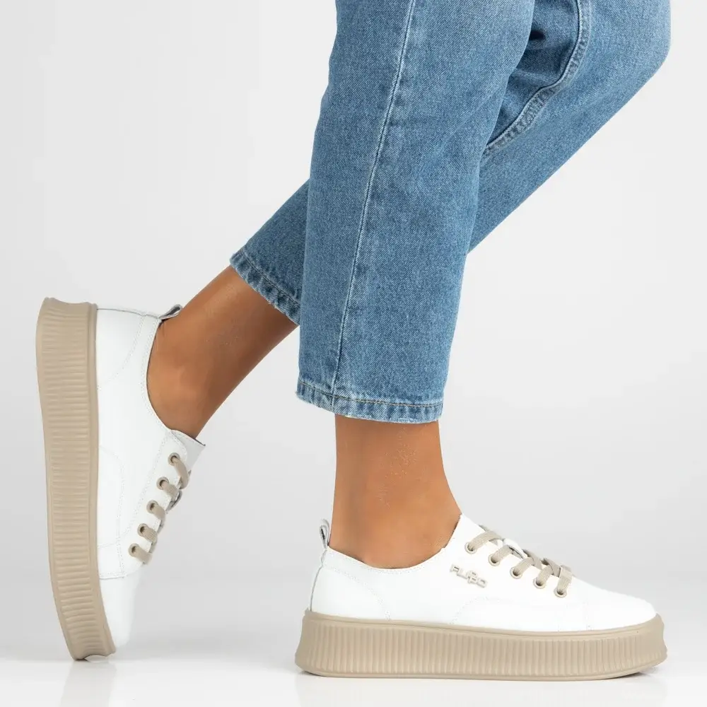Sneakersy Damskie Skórzane FILIPPO DP6122 - zdjęcie 5