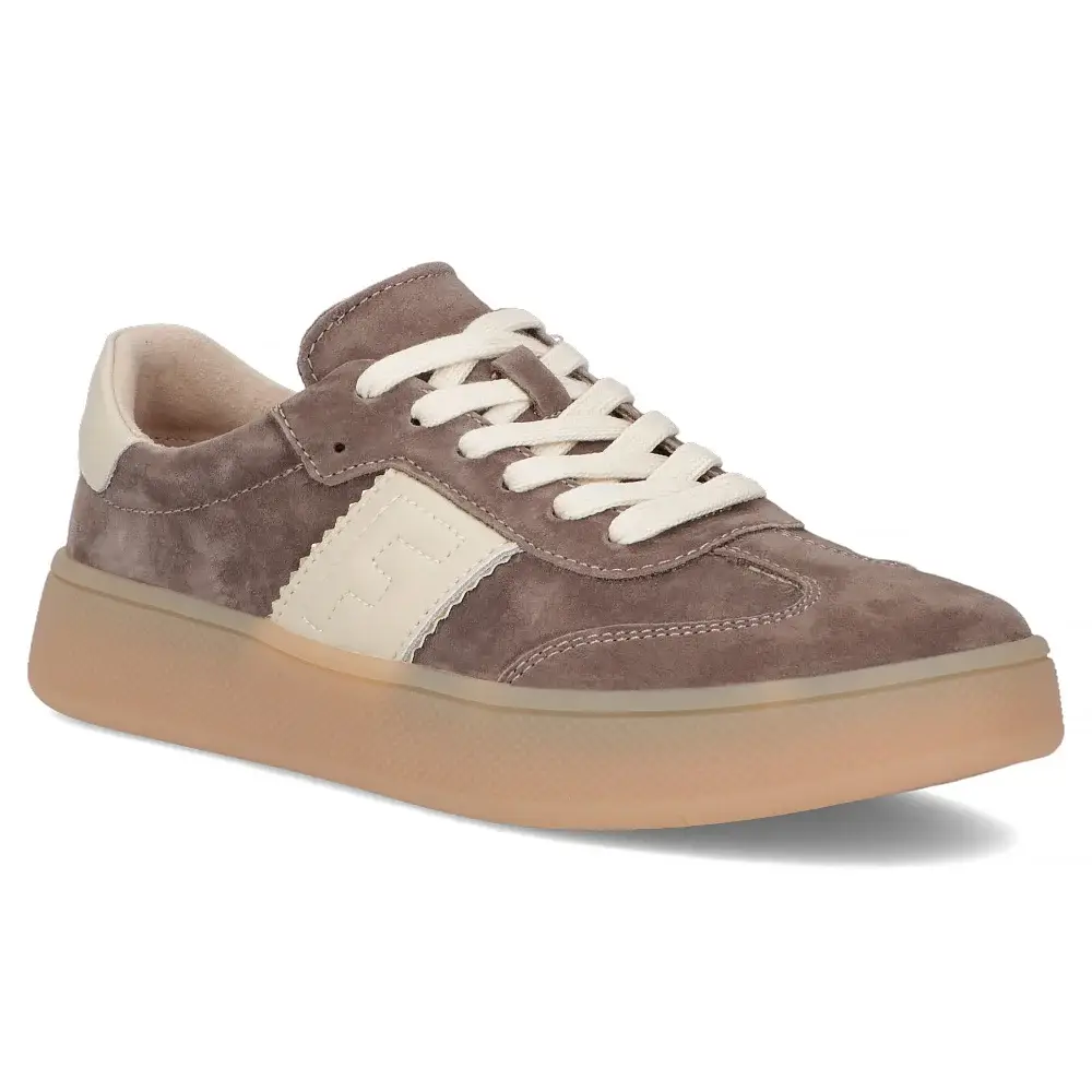 Sneakersy damskie skórzane FILIPPO DP7543 c.brązowy - zdjęcie 5