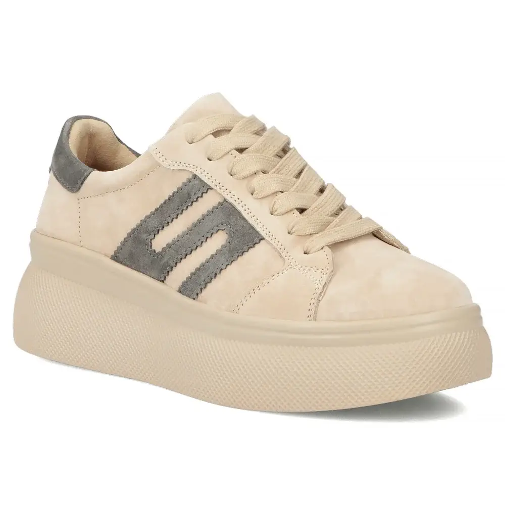 Sneakersy damskie skórzane FILIPPO DP7175 - zdjęcie 4