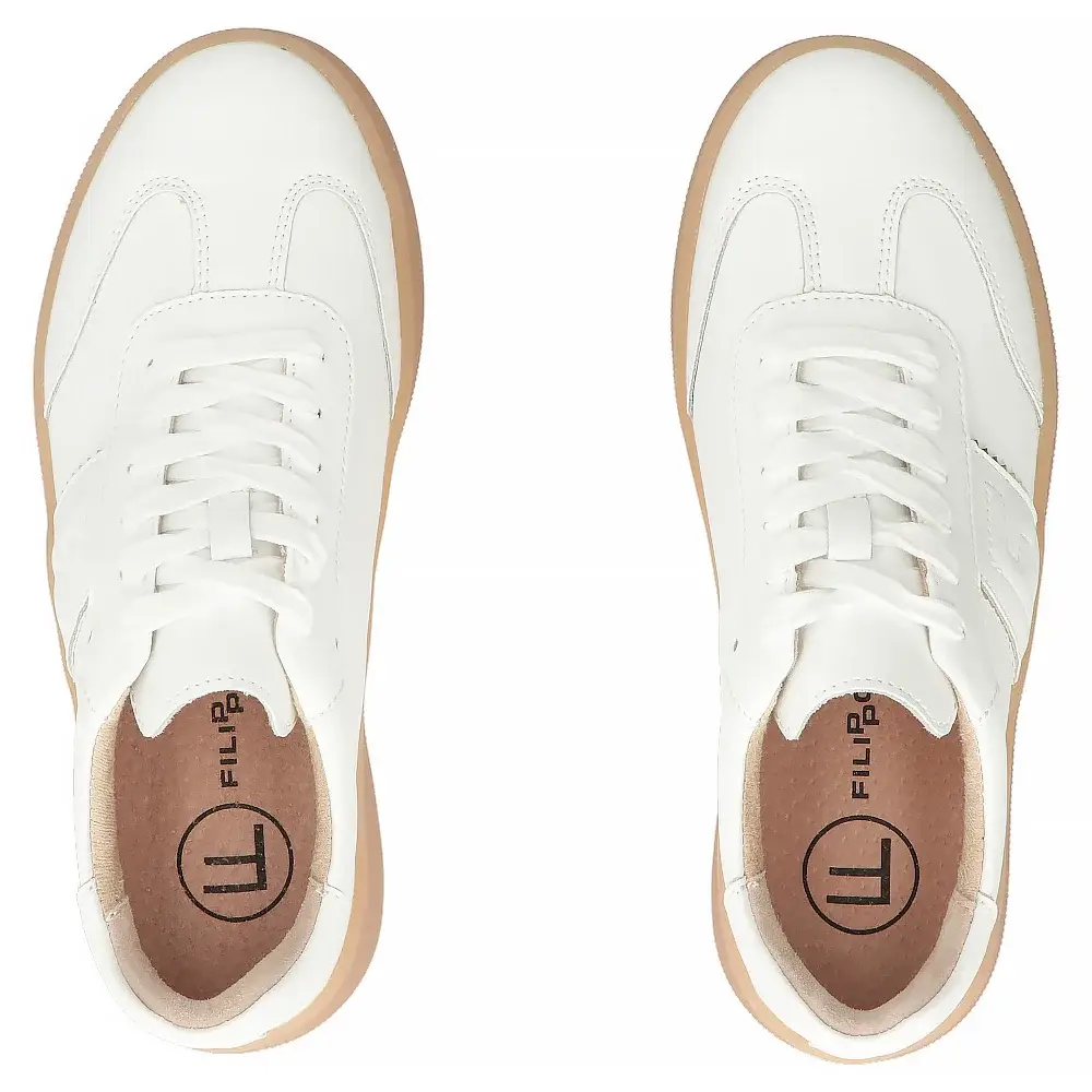 Sneakersy damskie skórzane FILIPPO DP7543 - zdjęcie 5