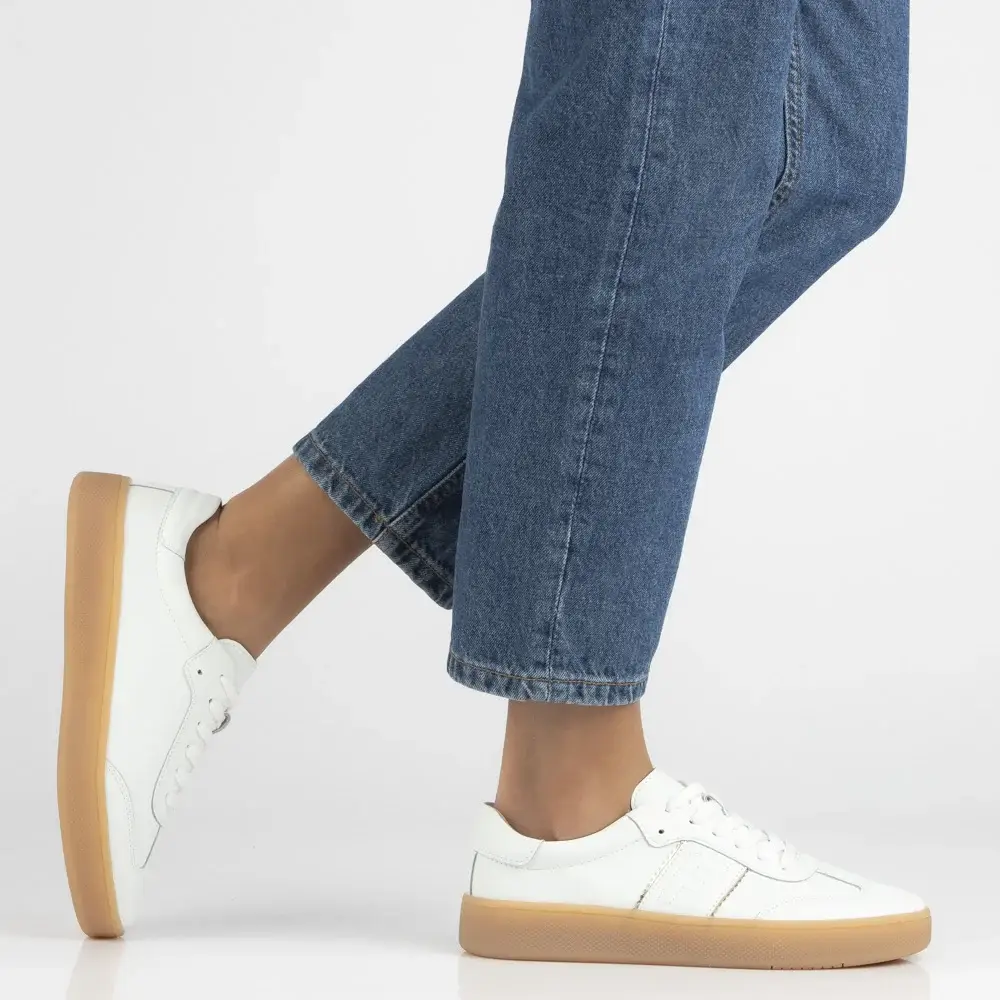 Sneakersy damskie skórzane FILIPPO DP7543 - zdjęcie 6