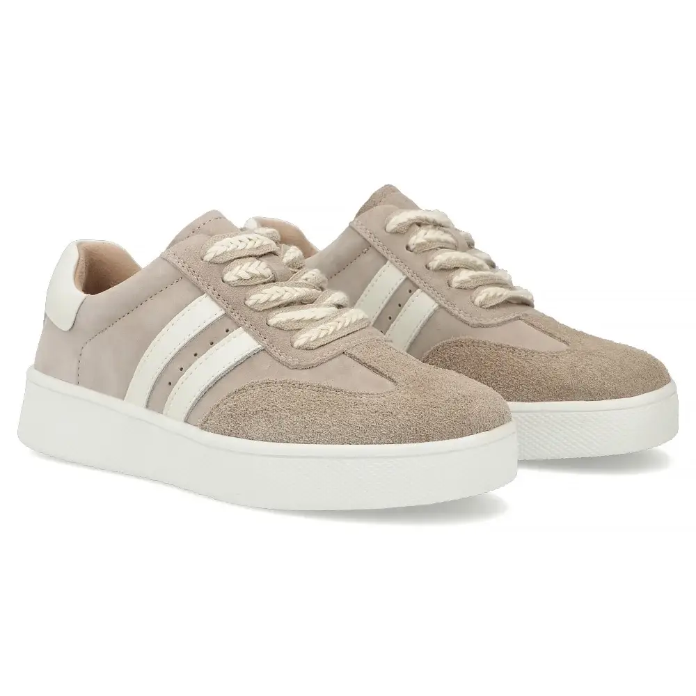 Sneakersy damskie skórzane FILIPPO DP7512 - zdjęcie 4