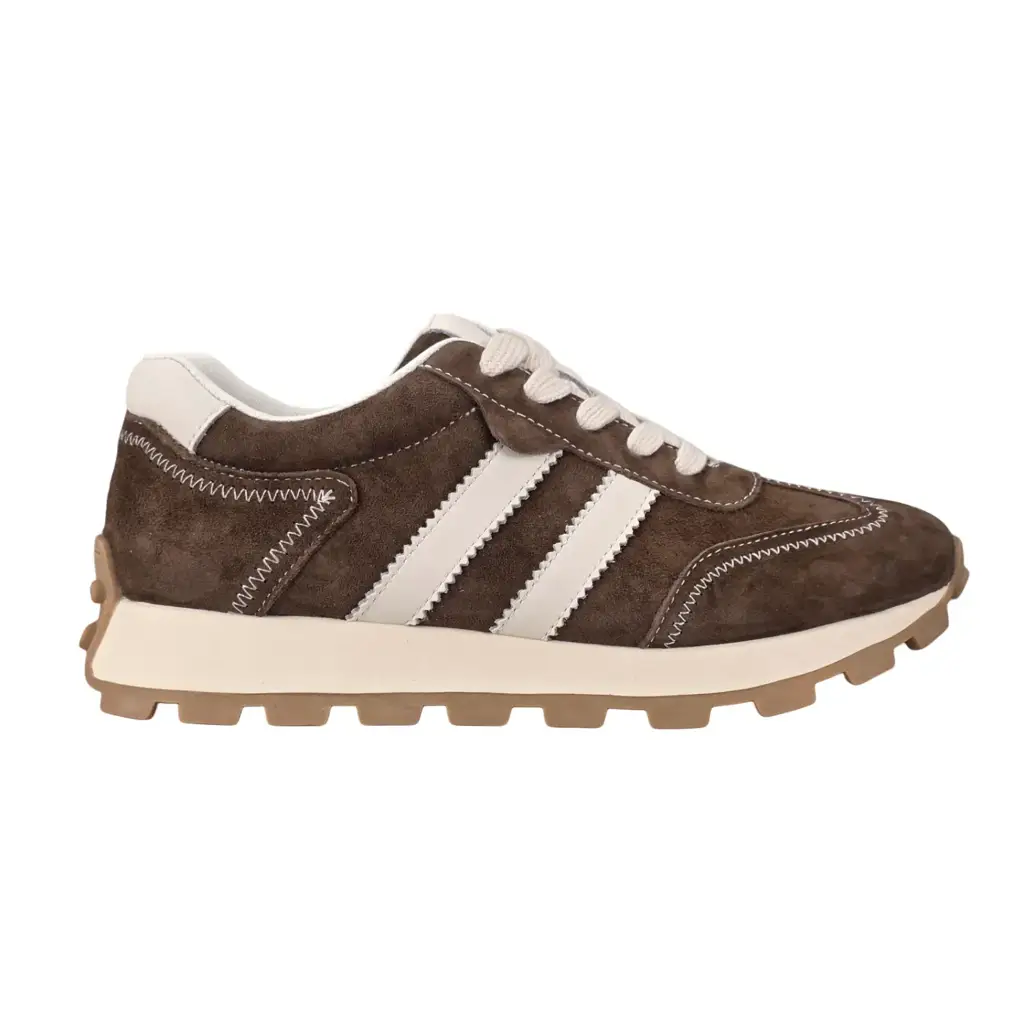 Sneakersy Damskie Skórzane S.BARSKI 7097 - zdjęcie 3