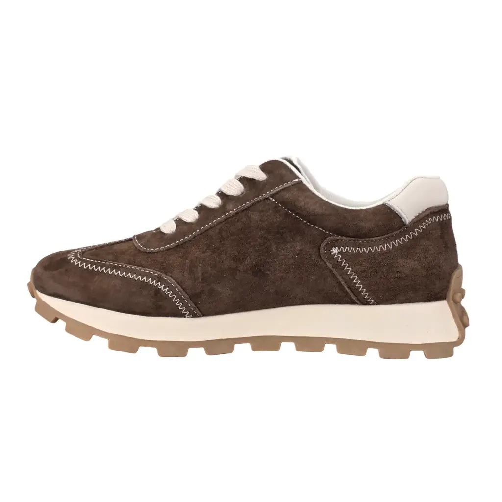Sneakersy Damskie Skórzane S.BARSKI 7097 - zdjęcie 4