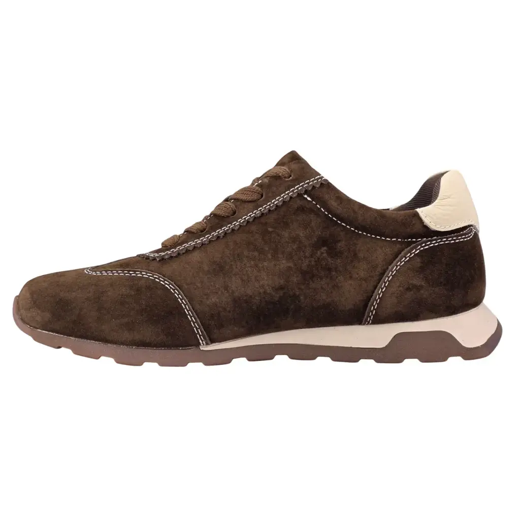Sneakersy damskie skórzane VINCEZA 79638 czekolada skóra - zdjęcie 4