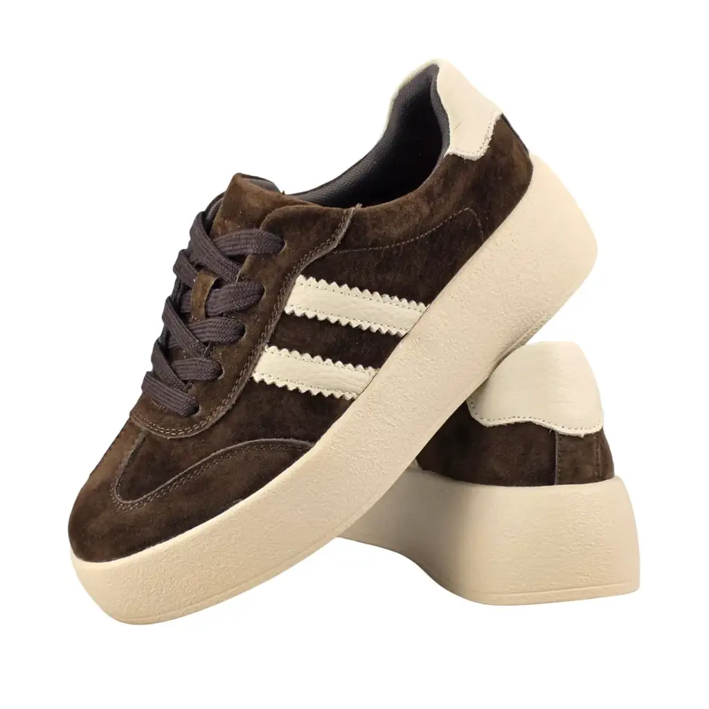 Sneakersy damskie skórzane VINCEZA 79648 skóra - zdjęcie 2
