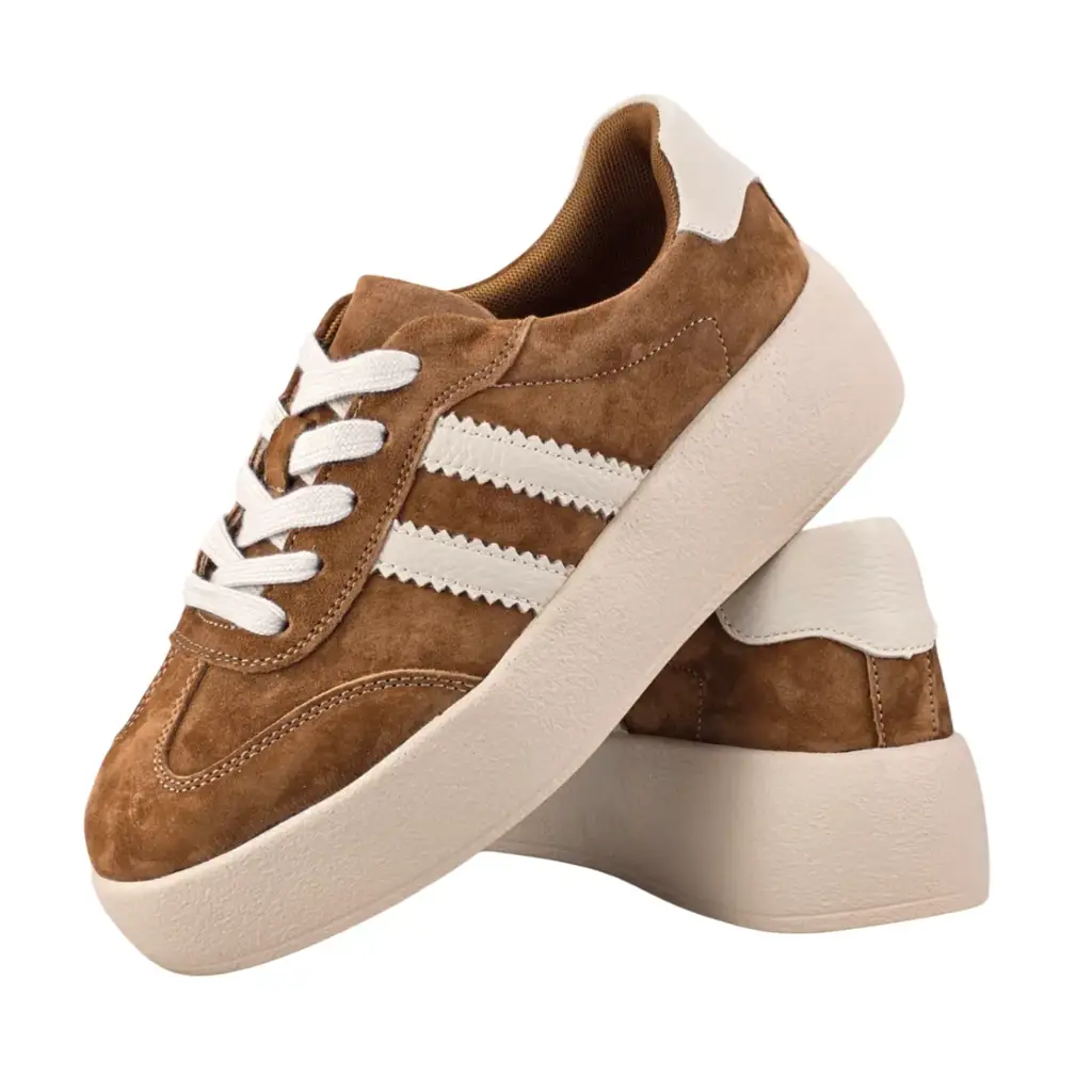 Sneakersy damskie skórzane VINCEZA 79648 skóra - zdjęcie 2