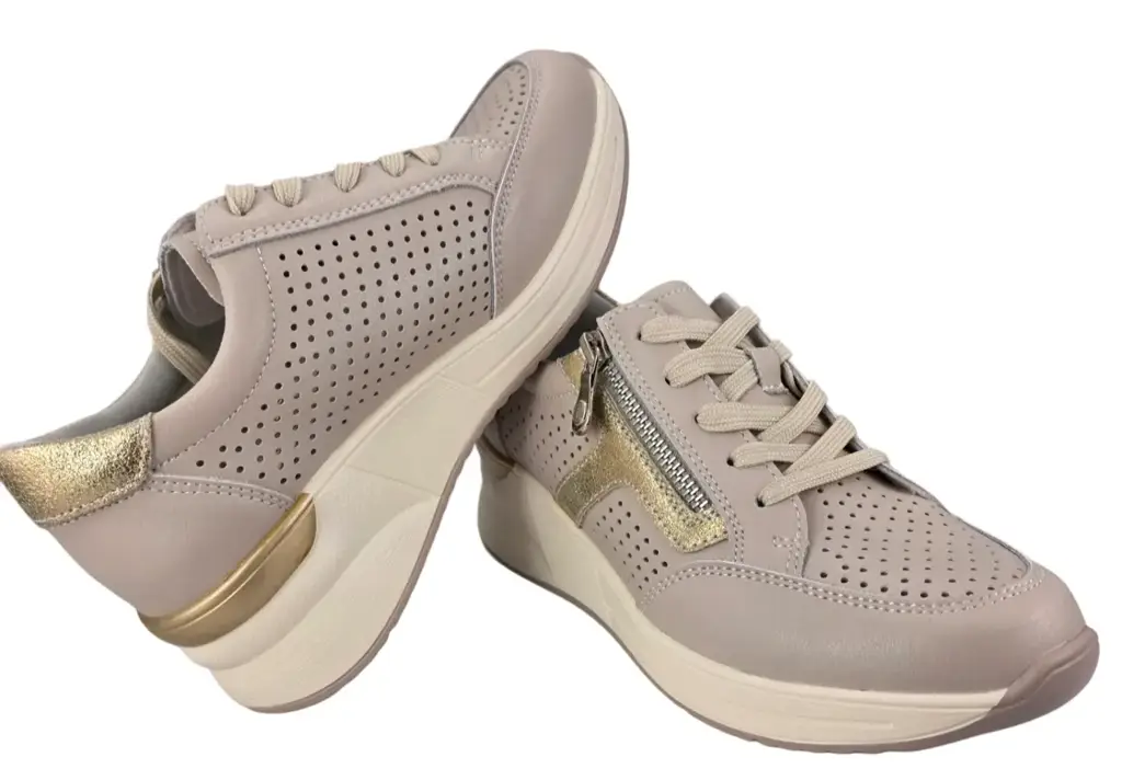 Sneakersy damskie skórzane VINCEZA 95403 - zdjęcie 6