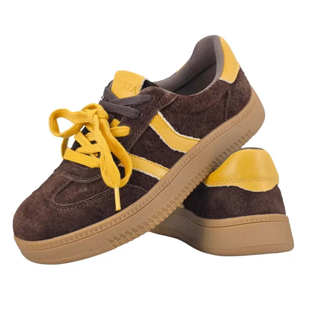 Sneakersy damskie VINCEZA 79651 skóra - zdjęcie 4