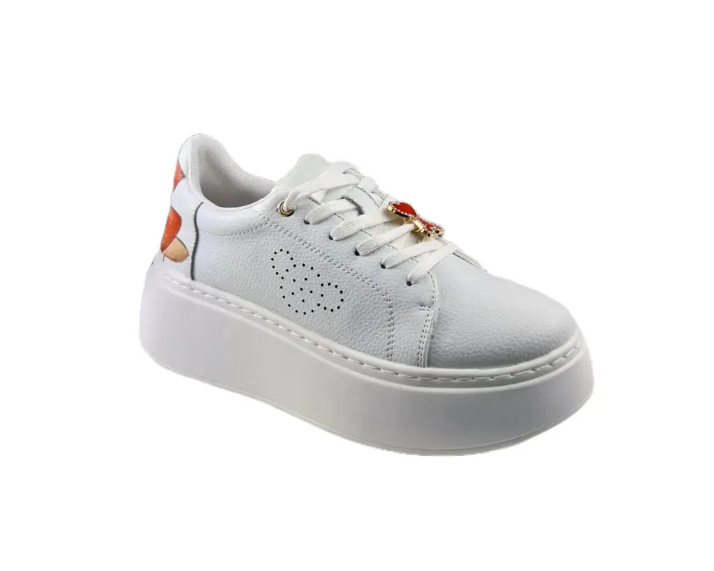 Sneakersy skórzane VINCEZA 89100 skóra - zdjęcie 2