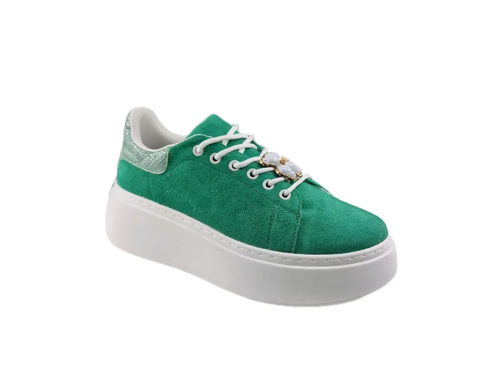Sneakersy skórzane VINCEZA 89104 skóra - zdjęcie 2