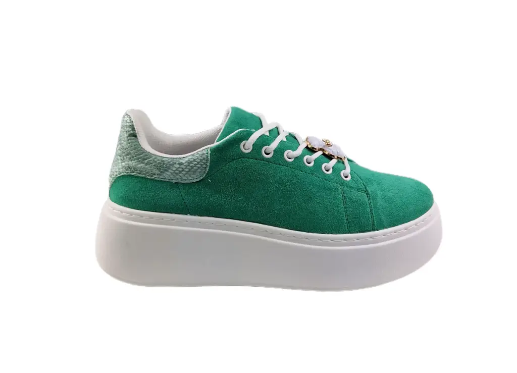 Sneakersy skórzane VINCEZA 89104 skóra - zdjęcie 4