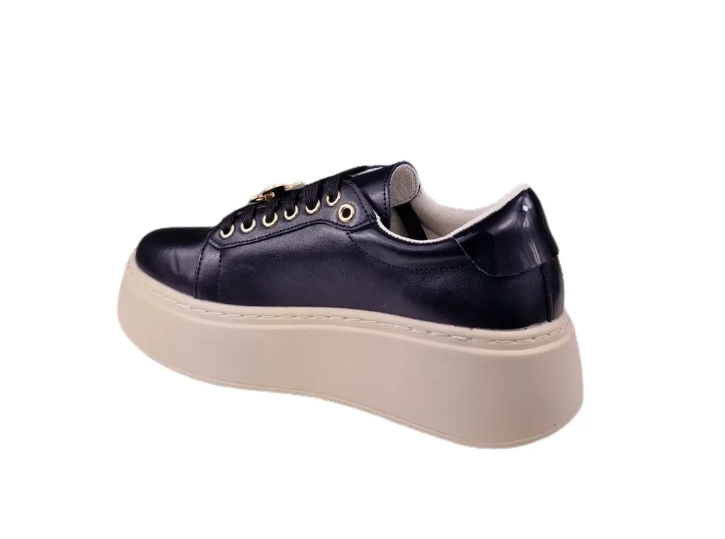 Sneakersy z ozdobą VINCEZA 89101 skóra - zdjęcie 5
