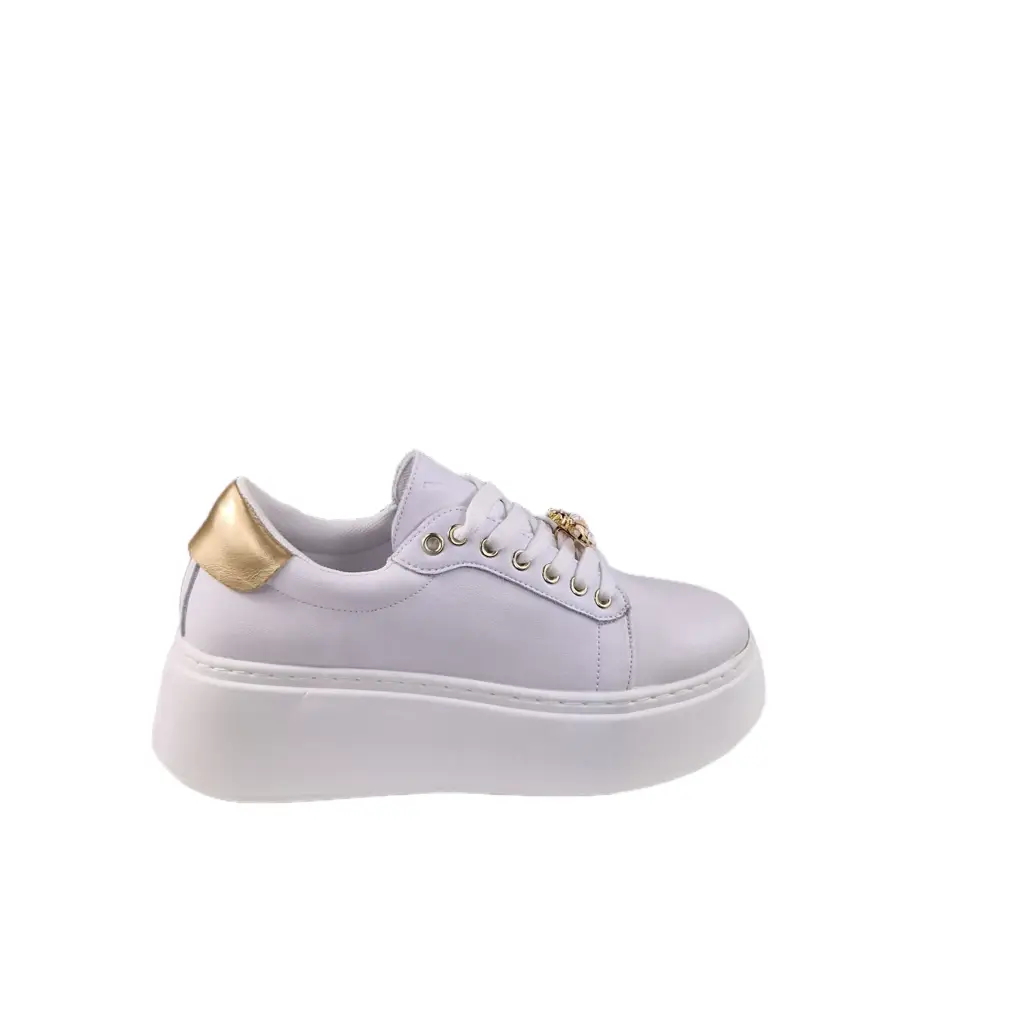 Sneakersy z ozdobą VINCEZA 89101 skóra - zdjęcie 10