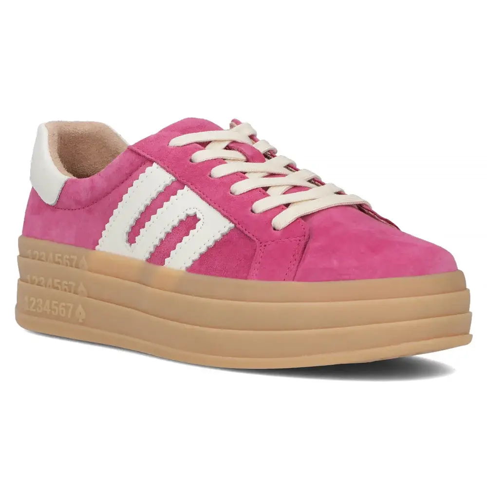 Zamszowy sneakers FILIPPO DP6744 - zdjęcie 6