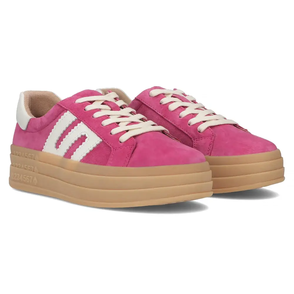 Zamszowy sneakers FILIPPO DP6744 - zdjęcie 9