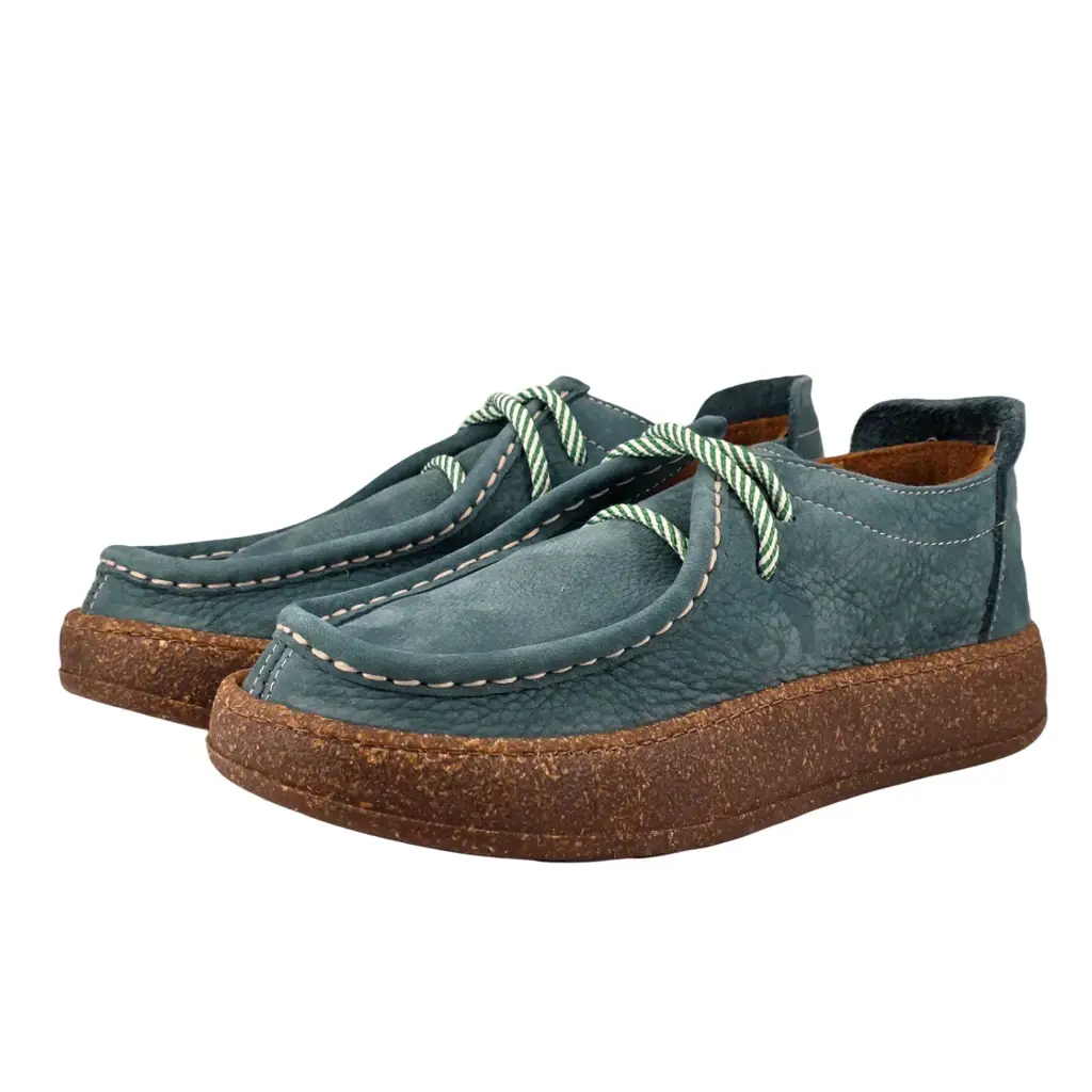 Półbuty skórzane RAVINI 241094 nubuck - zdjęcie 3